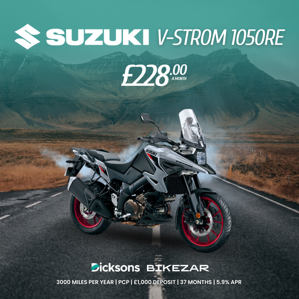 Image of Suzuki V-STROM-1050RE with £228 a month offer.