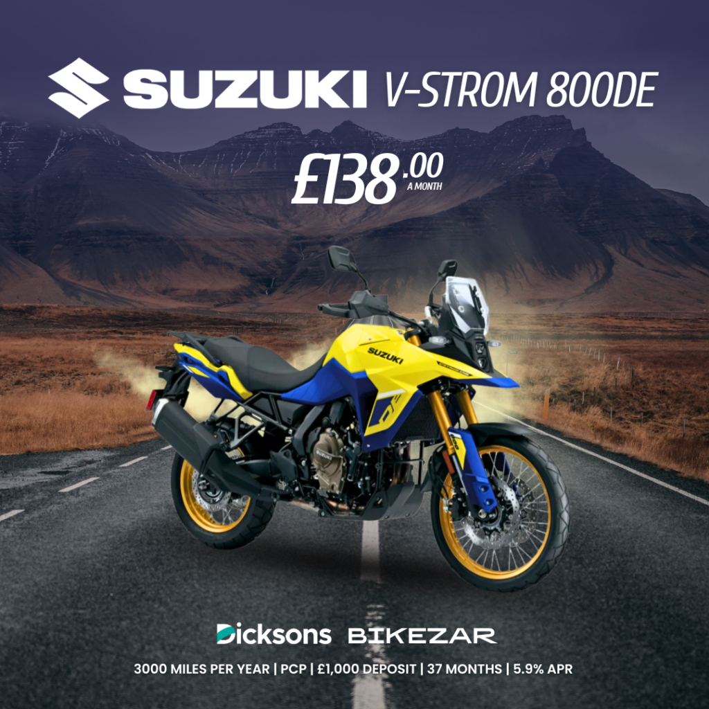 Image of Suzuki V-STORM-800DE with £138 a month offer.